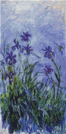 Lilac Irises  (Claude Monet)