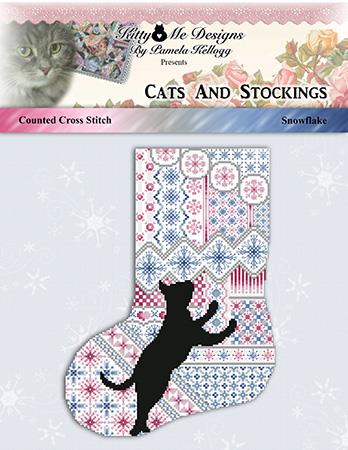 Cats and Stockings - Snowflake