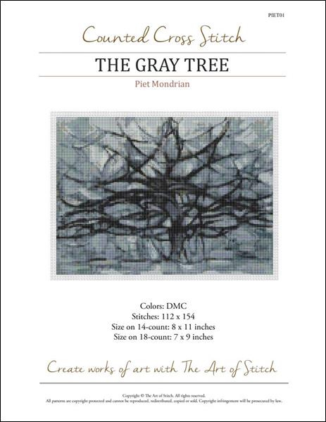 click here to view larger image of Gray Tree, The (Piet Mondrian) (chart)