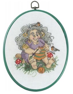 click here to view larger image of Troll Mother (counted cross stitch kit)