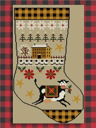 click here to view larger image of Rustic Christmas Series - Stocking I  (chart)