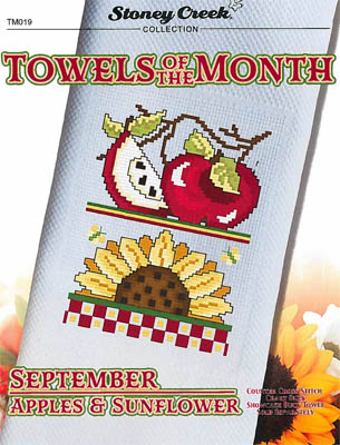 Towels Of The Month - September Apples & Sunflower (TM019)