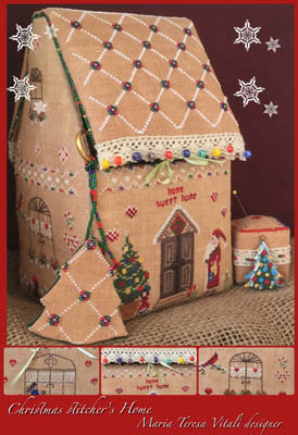 click here to view larger image of Christmas Stitchers Home   (chart)