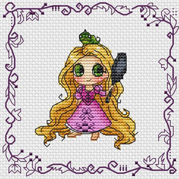 click here to view larger image of Baby Princess Rapunzel (chart)