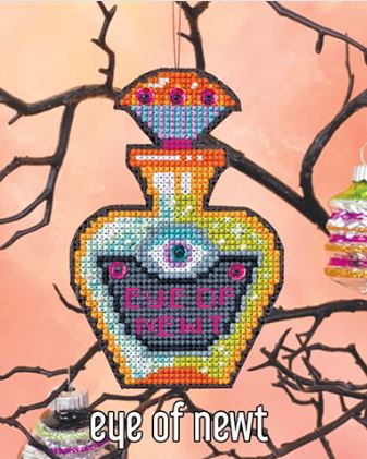 click here to view larger image of Eye of Newt Ornament Kit (counted cross stitch kit)