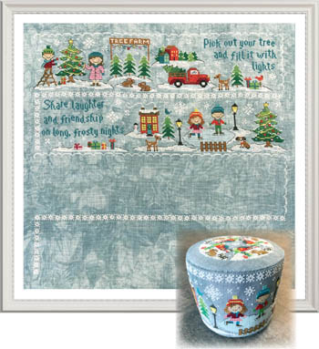 click here to view larger image of Christmas Village - 2 (Frosty Nights) (chart)