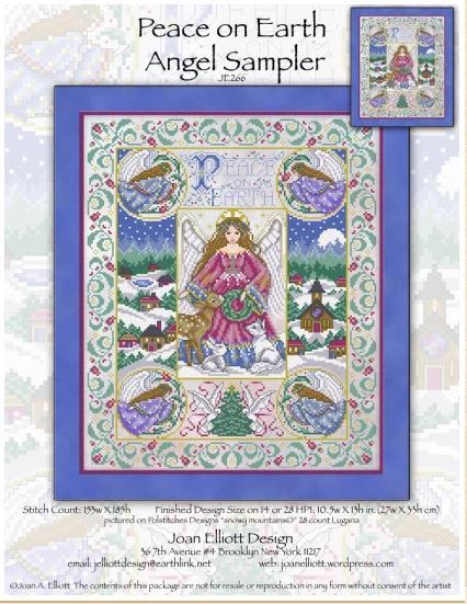click here to view larger image of Peace on Earth Angel Sampler (chart)