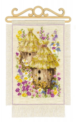 click here to view larger image of Cottage Garden - Summer (counted cross stitch kit)