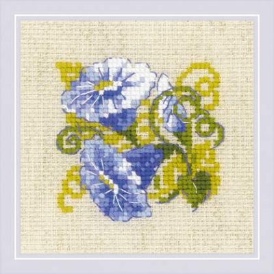 click here to view larger image of Purple Bindweed (counted cross stitch kit)