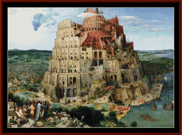 Great Tower of Babel, The - Pieter Bruegel