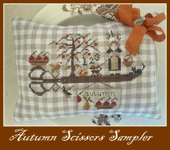 click here to view larger image of Autumn Scissors Sampler (chart)
