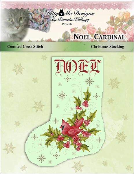 click here to view larger image of Noel Cardinal Stocking (chart)