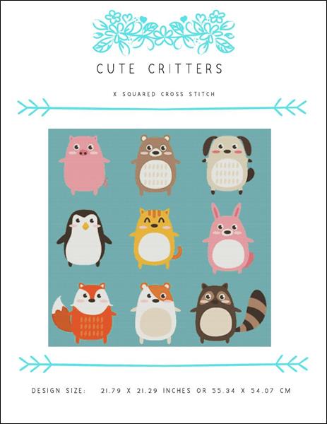 click here to view larger image of Cute Critters (chart)