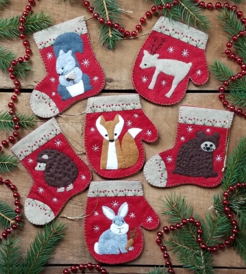 Christmas Critters Kit Ornaments