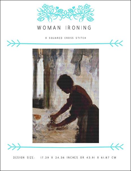 click here to view larger image of Woman Ironing (chart)