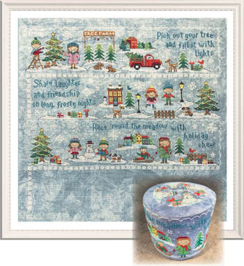 click here to view larger image of Christmas Village - 3 (Race Around the Meadow) (chart)