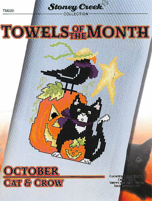 Towels Of The Month - October Cat & Crow (TM020)