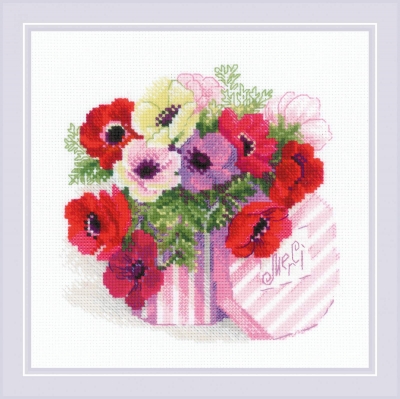 click here to view larger image of Merci (counted cross stitch kit)