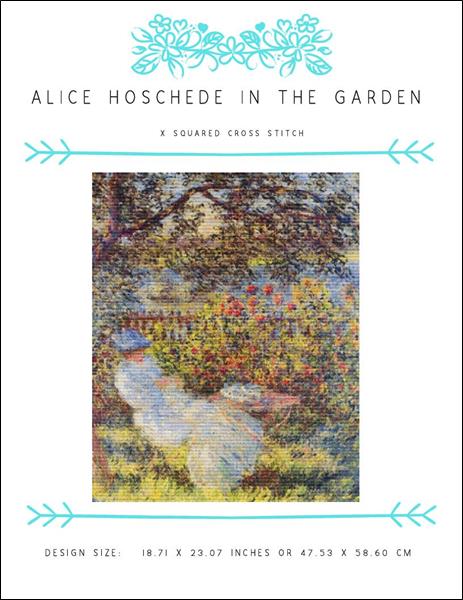 Alice Hoschede in the Garden