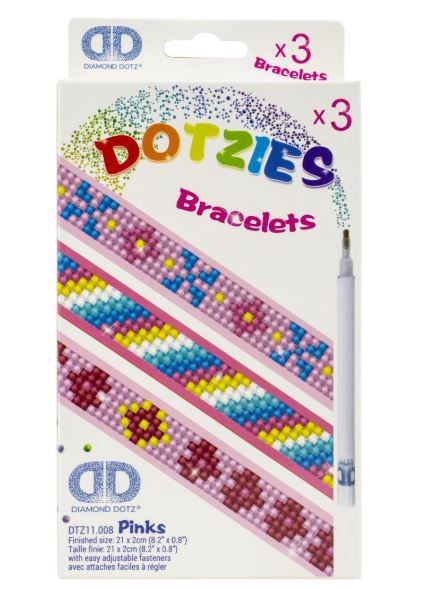 Dotzies Bracelets - Pinks