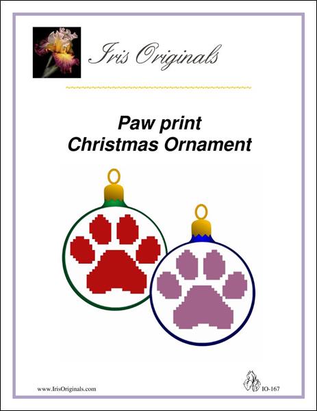 Pawprint Christmas Ornament