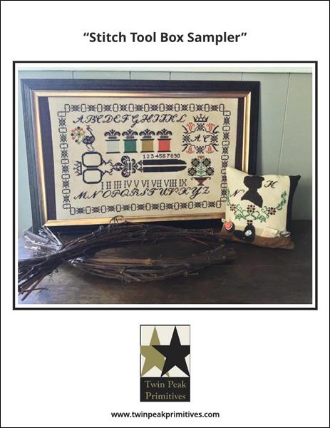 click here to view larger image of Stitch Tool Box Sampler (counted cross stitch kit)