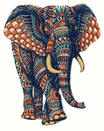 Elephant Mandala VII