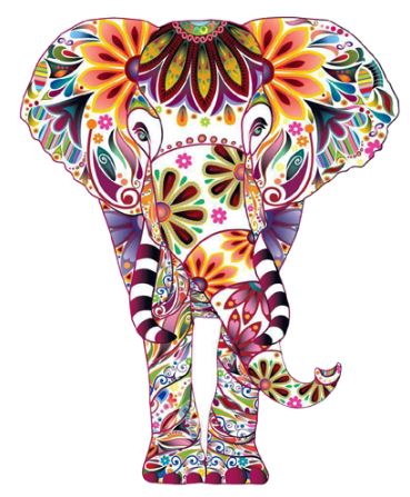 Elephant Mandala VIII