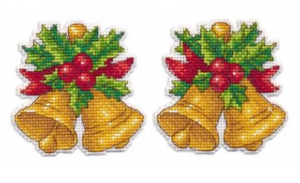 click here to view larger image of Christmas Toy - Bells (counted cross stitch kit)