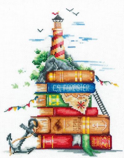 click here to view larger image of Sea Stories (counted cross stitch kit)