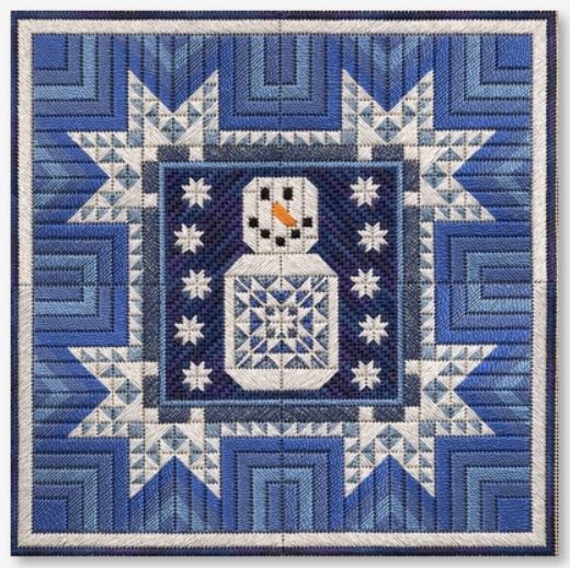 Quilted Snowman