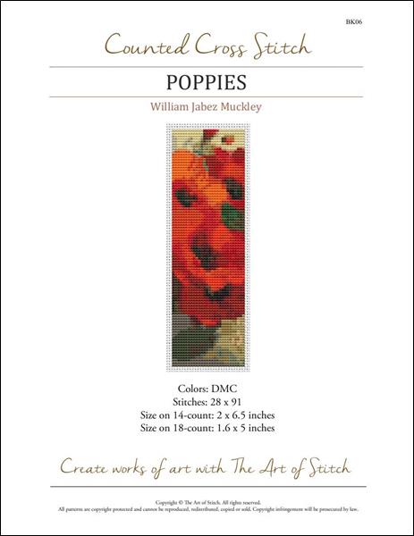 Poppies - Bookmark (William Jabez Muckley)
