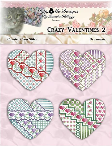 click here to view larger image of Crazy Valentine Ornaments 2 (chart)