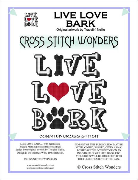 click here to view larger image of Live Love Bark (chart)