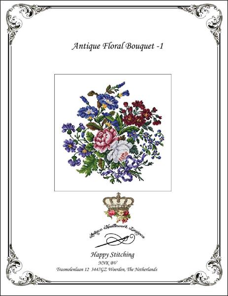 click here to view larger image of Antique Floral Bouquet - 1 (chart)