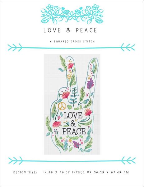 click here to view larger image of Love and Peace (chart)