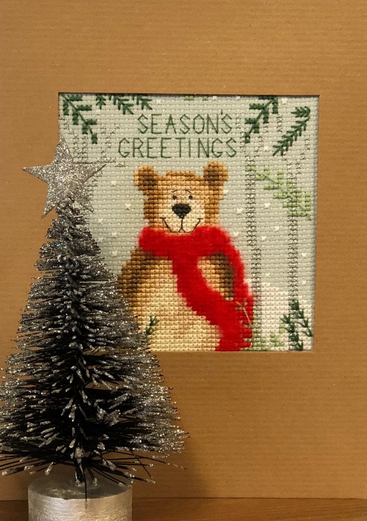 Christmas Bear Christmas Card - Karen Tye Bentley