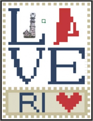 Love Bits States - Love Rhode Island