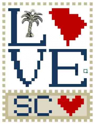 Love Bits States - Love South Carolina