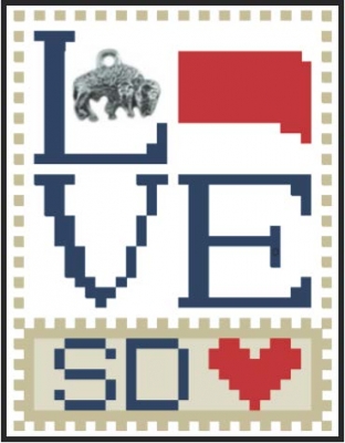Love Bits States - Love South Dakota 