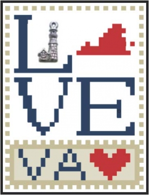 Love Bits States - Love Virginia 