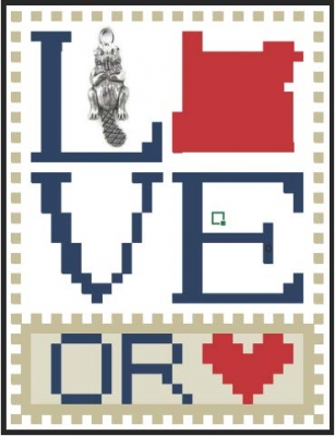Love Bits States - Love Oregon 