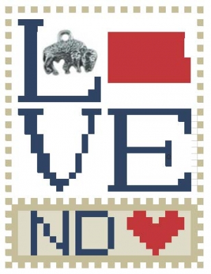 Love Bits States - Love North Dakota