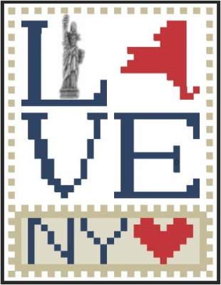 click here to view larger image of Love Bits States - Love New York (chart)