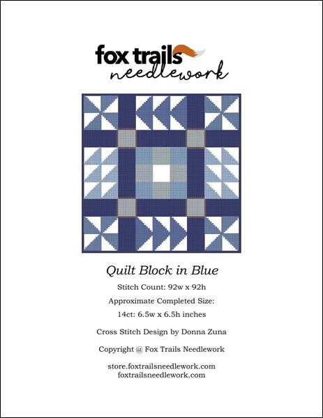 Quilt Block in Blue