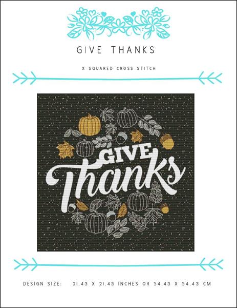 click here to view larger image of Give Thanks (chart)