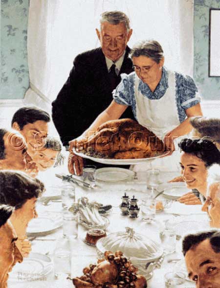 Freedom From Want - Norman Rockwell