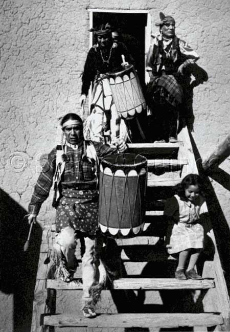 Dance, San Ildefonso Pueblo, New Mexico - Ansel Adams