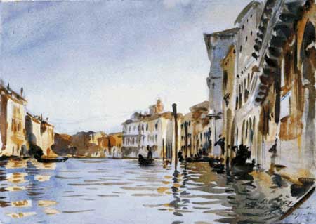 Grand Canal Venice - John Singer Sargent