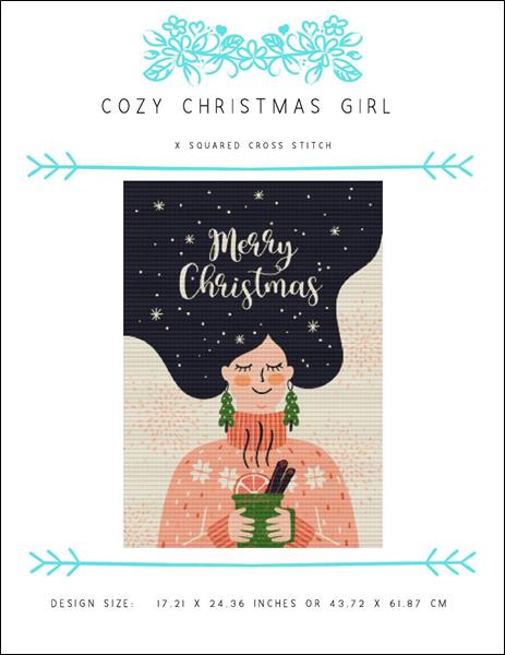 click here to view larger image of Cozy Christmas Girl (chart)